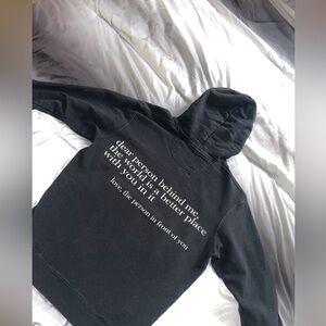 Dear person behind me